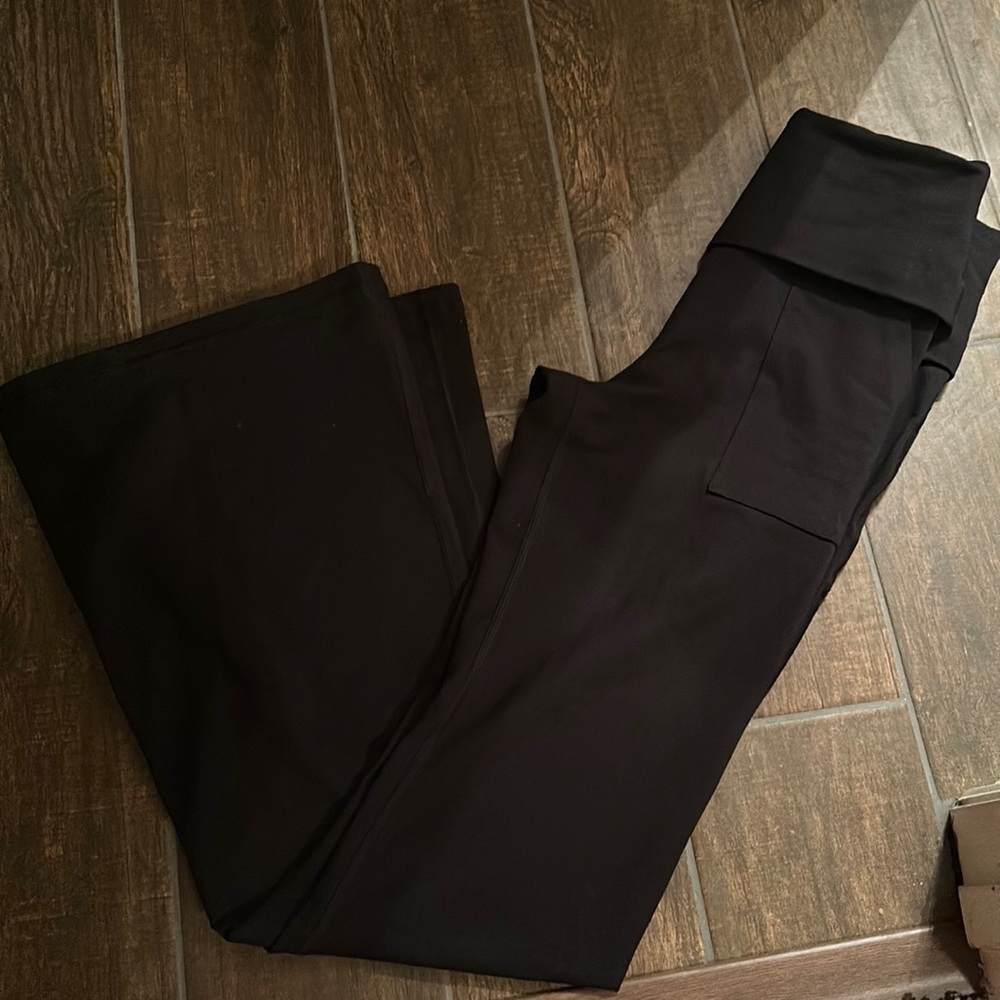 Aerie flare foldover yoga pants
